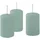 Risthò Kerzen cm grau grün