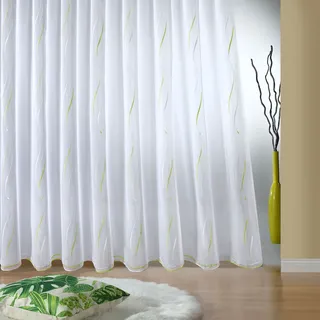 WECKBRODT »VIVIEN« Smokband 1, Stk. tlg. echte Stickerei, Voile, Allover, Motiv, Halbtransparent, gebogt, Store,