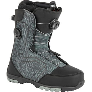 Nitro Herren Snowboards Sentinel BOA '23 All Mountain Freestyle Schnellschnürsystem günstig Boot Snowboardboot, Black, MP 32,0 // EU 48 // US 14