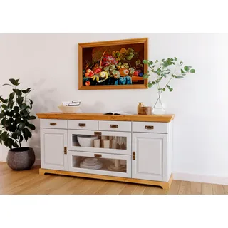Home affaire Sideboard »Rügen« Kommode aus massiver Kiefer, FSC®, Breite 145 oder 180 cm, weiß
