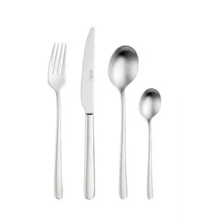 Pintinox Besteckset , Edelstahlfarben , Metall , 24-teilig , 7x5.3x25.5 cm , ISO 9001 , rostfrei, lebensmittelecht , Besteck, Besteck-Sets