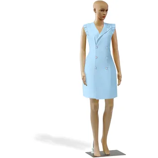 SereneLife Damen-Puppenmodell, 175 cm hoch, Mit verstellbarem Kopf, Flexiblen Extremitäten und abnehmbarem Design, Perfekt für Bekleidungsgeschäfte, Boutiquen, Ausstellungen und mehr