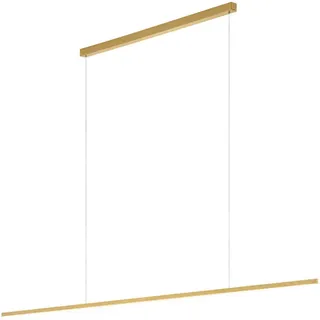 Helestra Led-Hängeleuchte , Goldfarben , Metall , F , 3x200x151 cm , RoHS , Lampen & Leuchten, Leuchtenserien