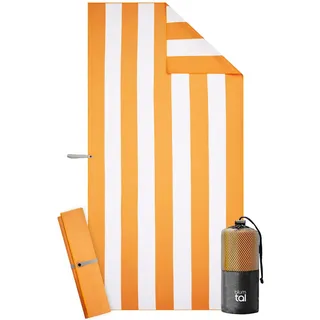 Blumtal Strandtuch Thor 90/180 cm, Gelbe Streifen , Textil , Gestreift , Rechteckig , 90x180 cm , Reach , Heimtextilien, Badtextilien, Strandtücher