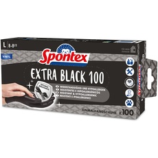 Bild von Extra Black Vinyl, ungepudert und latexfrei, vielseitig einsetzbar, in praktischer Spenderbox, Größe L,