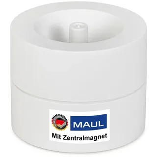 Maul Büroklammernspender MAULpro Recycling weiß Zentralmagnet Schreibtisch
