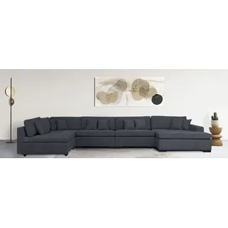 Home Affaire "Skara XXL U-Form", Lounge-Sofa XXL mit Federkern-Polsterung, in vielen Bezugsvarianten,
