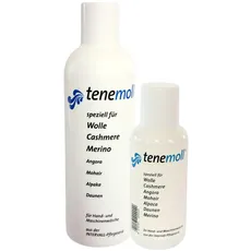 Wollwaschmittel Konzentrat Tenemoll - Universal Wolle Waschmittel flüssig für Handwäsche + Maschinenwäsche (340 ml - 100 ml + 240 ml)