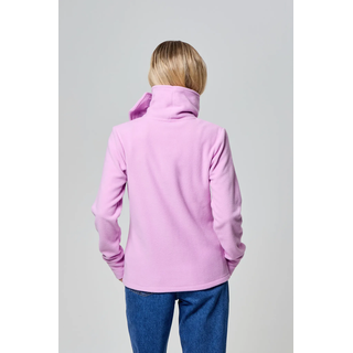 Fleecejacke BENCH. "FUNNEL", Damen, Gr. 40, lila (violet), Fleece, Obermaterial: 100% Polyester, unifarben, figurbetont, mit Daumenlöchern, Jacken Fleecejacke, figurbetonte Passform, mit hohem Stehkragen, aus Polyester