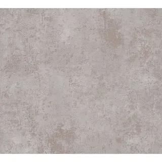 A.S. Création Vliestapete Uni Metallic 53 cm x 10 m 0 g Grau/Braun