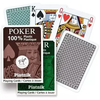 Plastik Pokerkarten – 55 verschiedene Spielkarten