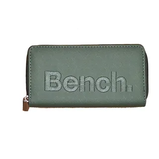 Noey & Lou Bench Damen Geldbörse XXL Portemonnaie Große Brieftasche Reißverschluss Clutch Münzörse (Schilf)