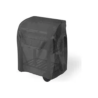 tepro Universal Abdeckhaube für Grillwagen, Klein, Wetterfest, Wasserabweisend, mit UV-Schutz, aus strapazierfähigem Polyethylen, Maße ca. 104,1 x 48,3 x 101,6 cm, Schwarz