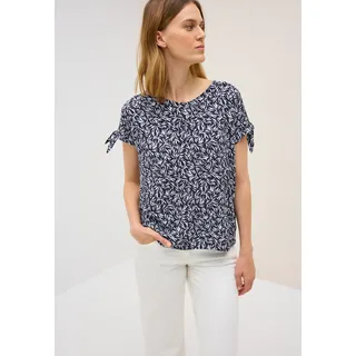 Cecil Shirtbluse mit grafischem Muster, blau