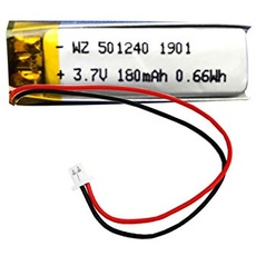 3,7 V Lithium-Polymer-Batterie 501240-170 mAh wiederaufladbare LED-Batterie