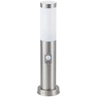 Rabalux 8267 Außenstehleuchte Inox torch, E27, silber-weiß, rund, Modern, ø76mm - Weiß