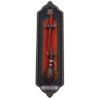 Nemesis Now Offiziell Lizenziertes Harry Potter Firebolt Wandschild, 34,5 cm, Schwarz, Kunststoff, 34.5cm