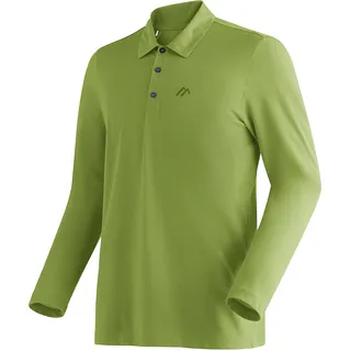 Maier Sports Long Pique Polo M Herren, Poloshirt, pflegeleichtes Langarmshirt, Sportlicher Schnitt