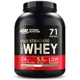 Gold Standard 100% Whey Cookies & Cream Pulver 2270 g