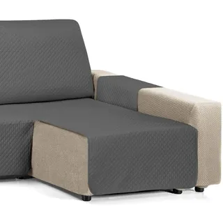 Martina Home Diamond Chaiselongue, gepolstert, 280 cm, Anthrazit, universell