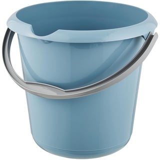 KEEEPER Eimer mit integrierter Mess-Skala und ergonomischem Griff, 10 l, Mika, Nordic Blue