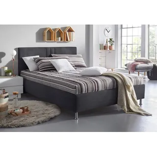 Westfalia Schlafkomfort Polsterbett »Elba« wahlweise mit LED-Beleuchtung, grau