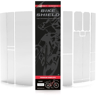 Bikeshield Premium Komplett-Set für Erwachsene, Unisex, unsichtbar, groß