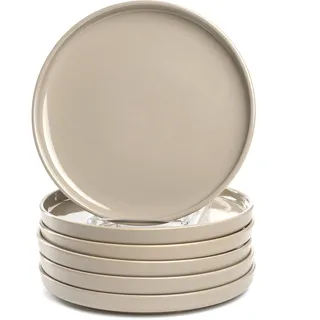 LEONARDO Speiseteller ROMA Keramikteller, ca. 22 cm 6-teilig beige • 026361