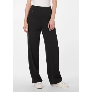 Jogger Pants RAGWEAR "EOWYN", Damen, Gr. L, N-Gr, schwarz, Interlock, Obermaterial: 77% Polyester, 23% Elasthan, unifarben, normal, Hosen Jogger Pants, Sehr elastisch mit Stretch für bequeme Passform und Reißverschlüsse