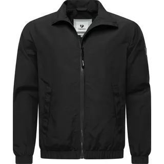Outdoorjacke RAGWEAR "Outdoorjacke Holdeon", Herren, Gr. M, schwarz, Obermaterial: 68% Baumwolle CO. 32% Nylon NY.  Obermaterial: Futter: 100% Polyester PES., Jacken Outdoorjacke