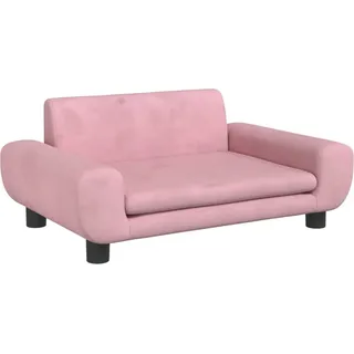 SYFAXTM Kindersofa Rosa 70x45x33 cm Samt - Rosa