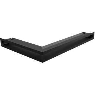 Kratki Eck-Lüftungsgitter Luft rechts 40x60x6 Schwarz