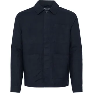 CASUAL FRIDAY Hemdjacke CFEvensen Linen Mix blau M