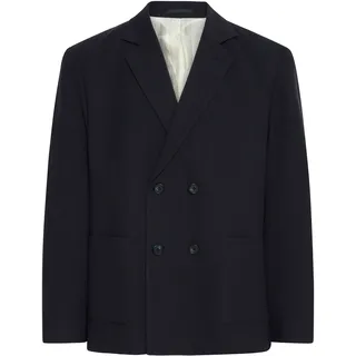 Sakko CASUAL FRIDAY "Sakko CFTRITON", Herren, Gr. 54, blau (schwarz navy), Obermaterial: 68% Polyester PES. 30% Viskose CV. 2% Elasthan EL., Sakkos Sakko