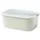 Frischhaltedose rechteckig nordic white 7,0 cm 0,7 l