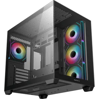 Deepcool CG530 4F (ATX, ITX, mATX), PC Gehäuse, Schwarz