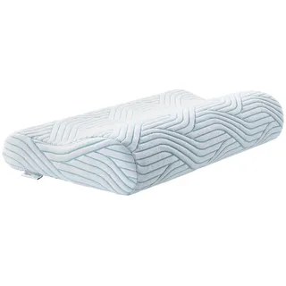 Tempur Nackenkissen , Weiß , Textil , Füllung: Viskoelastischer Kern,Viskoelastischer Kern , 61x31 cm , für Hausstauballergiker geeignet, temperaturausgleichend, strapazierfähig, formstabil, perfekte Stützfunktion, passt sich perfekt der Körperform an, vermeidet schmerzhafte Druckstellen, hygienisch, individuell anpassbar, stützt Kopf, Nacken und Wirbelsäule, für Seitenschläfer geeignet, für Rückenschläfer geeignet, mit Reißverschluss , Heimtextilien, Kopfpolster & Bettdecken, Kopfkissen, Nackenkissen
