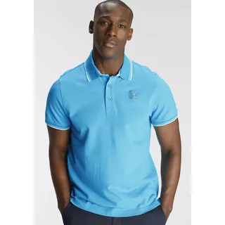 DELMAO Poloshirt, Kurzarm, lockere Passform, Polokragen, für Tennis oder Golf DELMAO türkis 4XL (68/70)