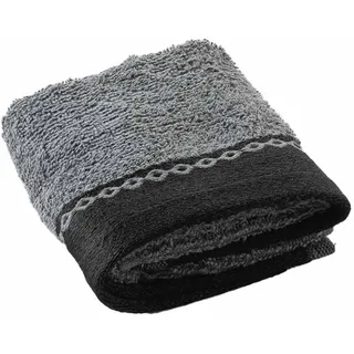Douceur d'Intérieur Majesty Gästehandtuch (30 x 50 cm), Anthrazit, 100 Prozent Baumwolle