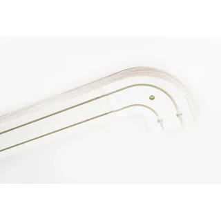 GARESA »Kunststoffschiene mit Blende« 2 Rundbögen (kein Spalt zwischen Vorhang und Wand)