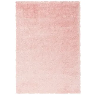 Pergamon Glow Hochflorteppich 140 x 200 cm Rosa