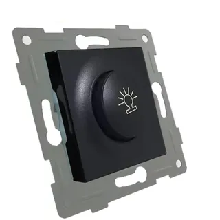 S-EMPOT. Lichtregelungs-Graphit: Steuern Sie die Lichtintensität mit Stil. Modernes Design in Graphit, perfekt für jede Umgebung. Machen Sie Ihren Raum gemütlicher!