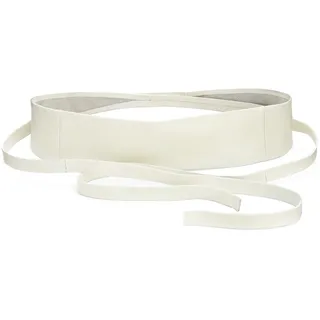 Taillengürtel LASCANA "Bindegürtel", Damen, Gr. L, beige (cremefarben), Leder, festlich, Gürtel Taillengürtel, Ledergürtel, Shape-Effekt, Gürtel für Kleid & Overall, Bauchgürtel, Topseller