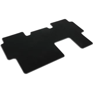 Volkswagen 1T3061273WGK Textilfußmatte 2. Sitzreihe Premium Velours Fußmatte 1x Stoffmatte einteilig, schwarz