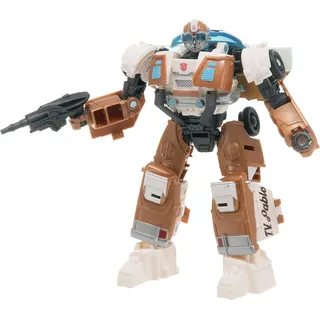 Transformers Transformers: Aufstieg der Bestien Deluxe-Klasse Wheeljack Action-Figur, 12,5 cm