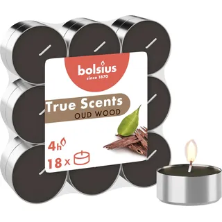 Bolsius True Scents Duft-Teelichter braun 18 St.