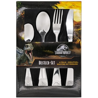 kompatible Ware Kinderbesteck-Set Jurassic World 4-tlg.