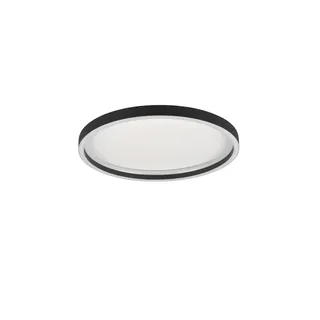 Trio Rotonda 1-flammig rund schwarz matt Ø 35 cm