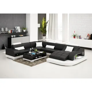 Sofa Wohnlandschaft U Form Ecksofa Couch Garnitur Polster Big xxl Sofas Couchen
