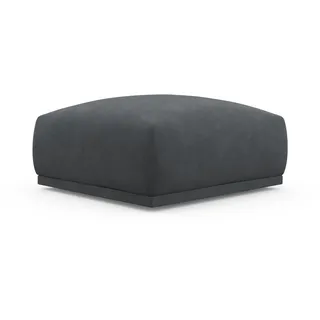 TRENDMANUFAKTUR Hocker »Braga, mit hochwertigem Kaltschaum, quadratisch, in Cord erhältlich« 1 Stk. tlg. moderner Polsterhocker, 85/42/85 cm (B/H/T), grau